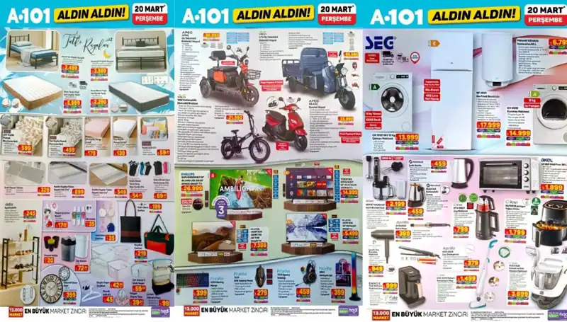 A101 Aktüel Kataloğu 20 Mart: Şıklığı ve Konforu Bir Arada Sunuyor!